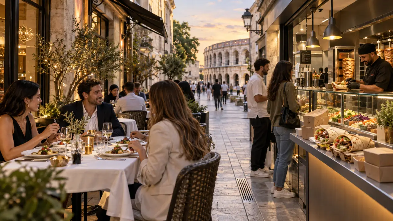 Restaurant halal à Nîmes : table raffinée ou repas rapide, lequel choisir ?