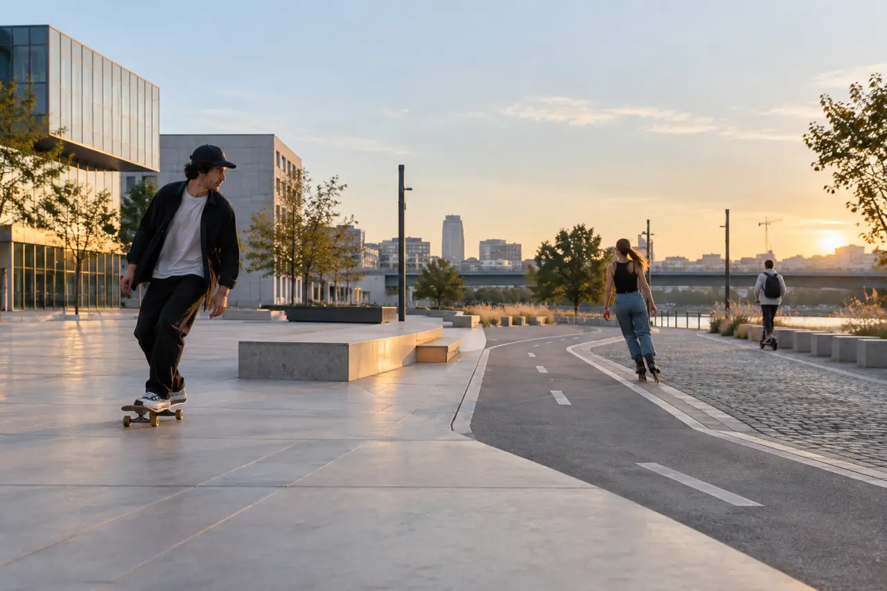 La glisse urbaine se choisit selon le trajet, le niveau et le terrain