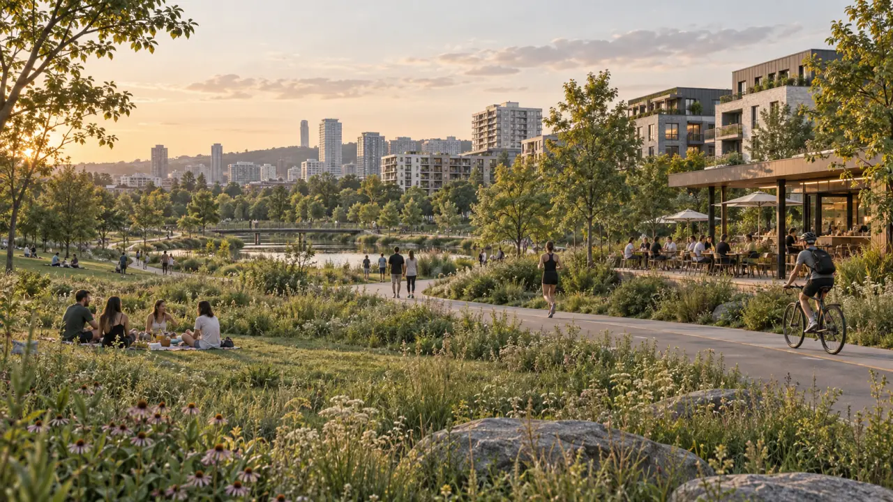 Le parc naturel urbain relie nature, quartiers et usages quotidiens